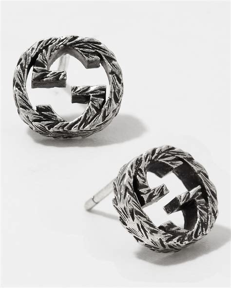 Gucci interlocking earrings 10mm